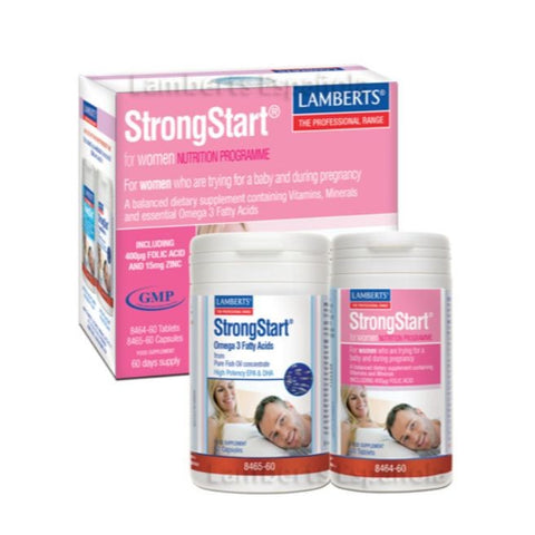 Comprar online STRONGSTART PARA MUJERES 60 Tabs + 60 Caps de LAMBERTS. Imagen 1