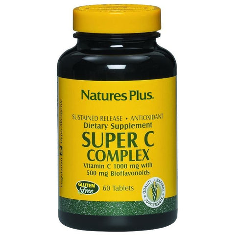 Comprar online SUPER C COMPLEX 60 Comp 1000 mg de NATURES PLUS. Imagen 1