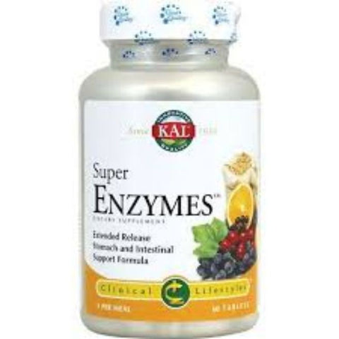 Comprar online SUPER ENZYMES 60 Comp ACCION PROLONGADA de KAL. Imagen 1
