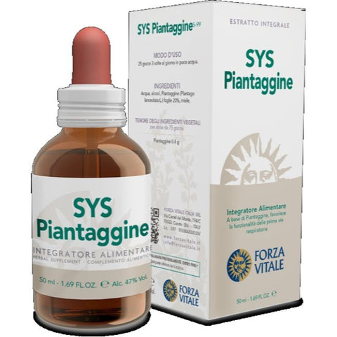Comprar online SYS PIANTAGGINE (Plantago) 50 ML de FORZA VITALE. Imagen 1