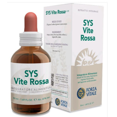 Comprar online SYS VITE ROSSA (Vid roja) 50 ml de FORZA VITALE. Imagen 1