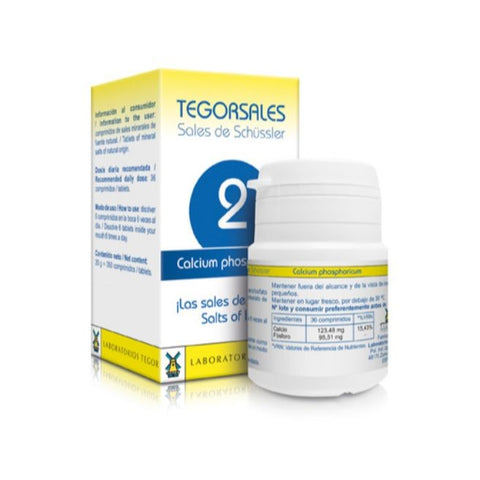 Comprar online TEGORSALES 2  FOSFATO DE CALCIO 350 COMPRIMIDOS de TEGOR. Imagen 1