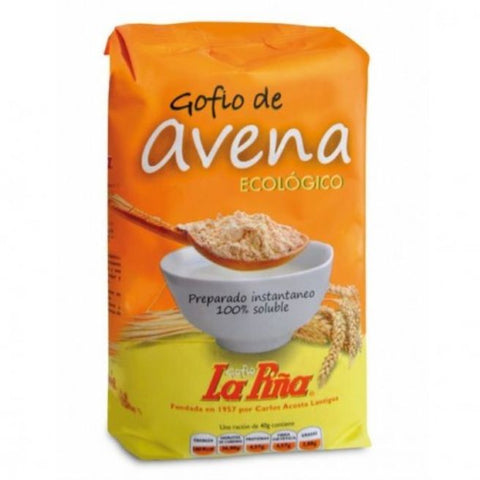Comprar online GOFIO DE AVENA BIO 450 gr de LA PIÑA. Imagen 1