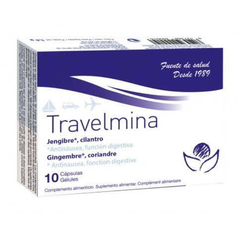 Comprar online TRAVELMINA 10 Caps de BIOSERUM. Imagen 1