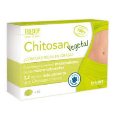Comprar online TRIESTOP CHITOSAN VEGETAL 60 Comp de ELADIET. Imagen 1