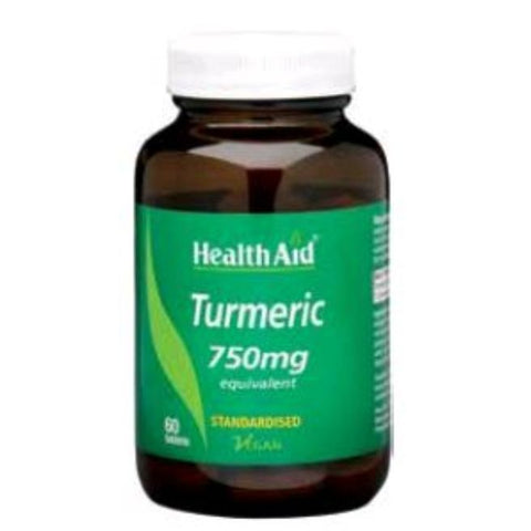 Comprar online TURMERIC ROOT 60 Caps CURCUMA de HEALTH AID. Imagen 1