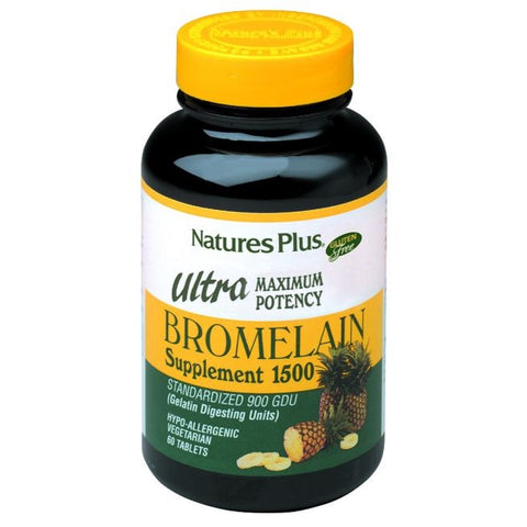 Comprar online ULTRA BROMELAIN 1500mg 60 Comp de NATURES PLUS. Imagen 1