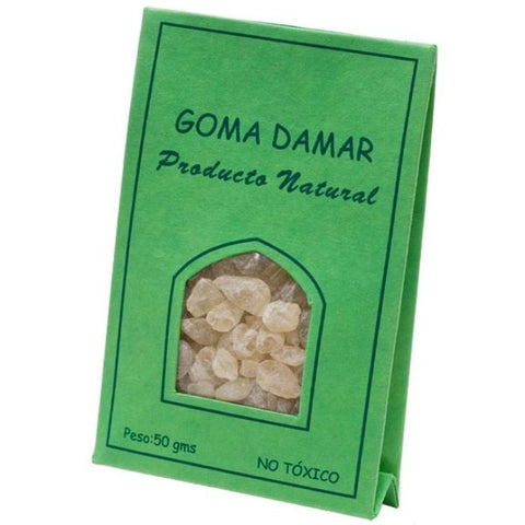 Comprar online GOMA DAMAR EN GRANULO 50 G de AUROSHIKHA. Imagen 1
