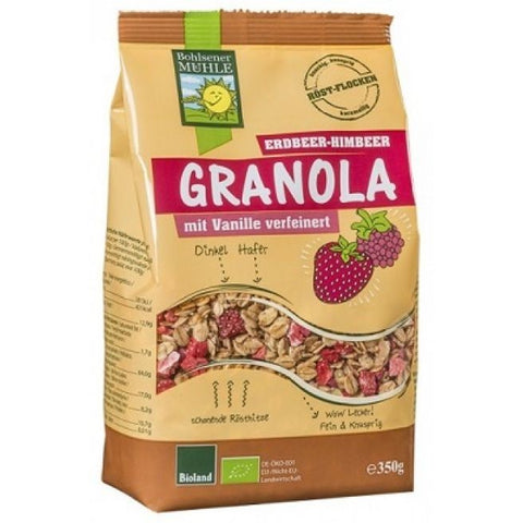Comprar online GRANOLA FRESA Y FRAMBUESA BIO 350 gr de BOHLSENER MÜHLE. Imagen 1
