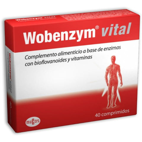 Comprar online WOBENZYM VITAL 40 Comp de WOBENZYM-DIAFARM. Imagen 1