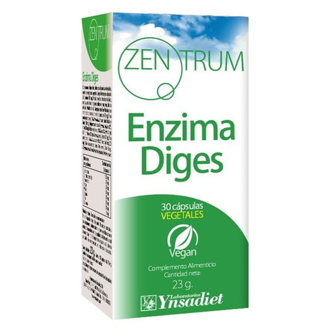 Comprar online ZENTRUM ENZIMA DIGES 30 Caps de YNSADIET. Imagen 1