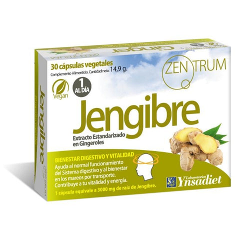 Comprar online ZENTRUM JENGIBRE 30 Caps de YNSADIET. Imagen 1