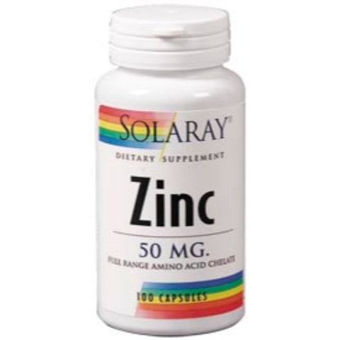 Comprar online ZINC CITRATO 50 mg 60 Vcaps de SOLARAY. Imagen 1
