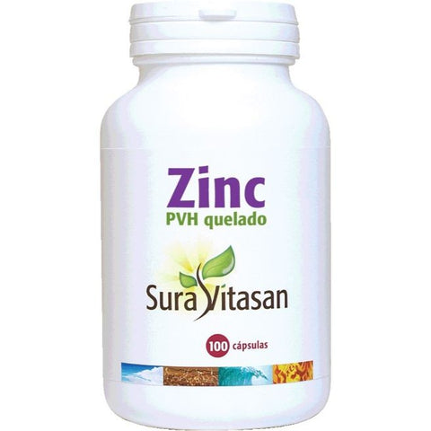 Comprar online ZINC PVH QUELADO 25 mg 100 Caps de SURA VITASAN. Imagen 1