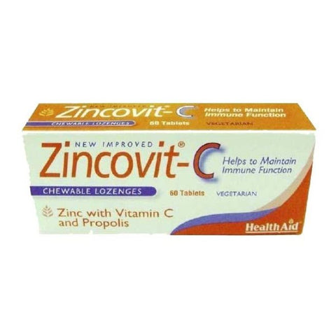 Comprar online ZINCOVIT C 60 Comp de HEALTH AID. Imagen 1