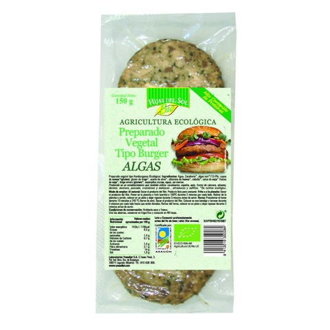 Comprar online HAMBURG VEGETAL BIO ALGAS 150g de YNSADIET. Imagen 1