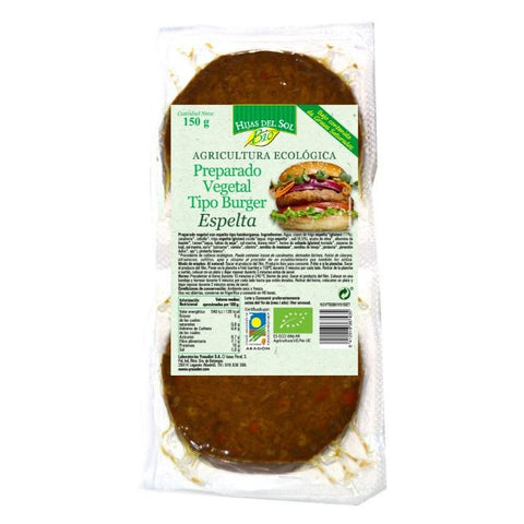 Comprar online HAMBURGUESA VEGANA ESPELTA 150 gr de YNSADIET. Imagen 1