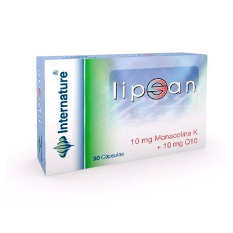 Comprar online LIPSAN + COENZIMA Q 10 30 Caps x 748 mg de INTERNATURE. Imagen 1