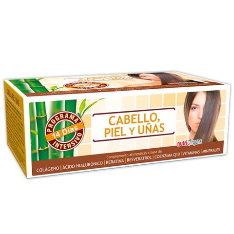 Comprar online NUTRIORGANS CABELLO PIEL Y UÑAS 14 Viales DE 10 ml de TONGIL. Imagen 1