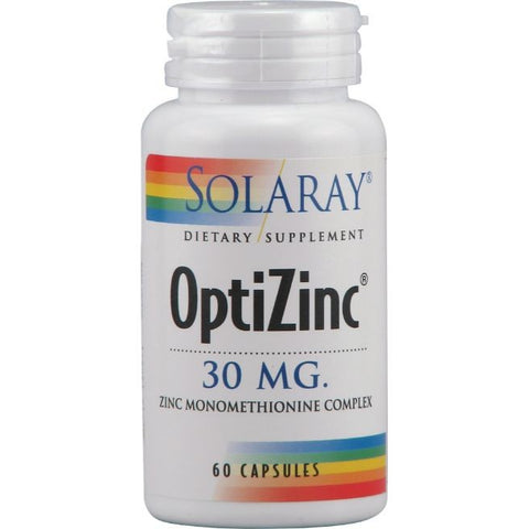 Comprar online OPTIZINC (Zn + B6) 60 Caps de SOLARAY. Imagen 1