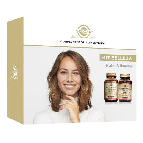 Comprar online PACK BELLEZA ( PELO PIEL UÑAS + AC.HIALURONICO 30) de SOLGAR. Imagen 1