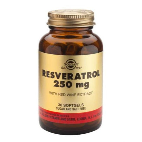 Comprar online RESVERATROL 250 mg 30 Perlas de SOLGAR. Imagen 1