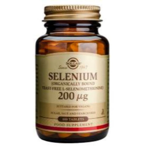 Comprar online SELENIO 200 mcg 100 Comp de SOLGAR. Imagen 1