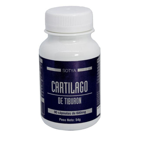 Comprar online CARTILAGO DE TIBURON 90 CAP DE 600 MG de SOTYA BESLAN. Imagen 1