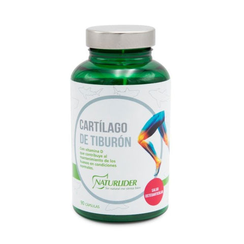 Comprar online CARTILAGO DE TIBURON 90 CAPSULAS VEGETALES de NATURLIDER. Imagen 1