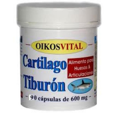 Comprar online CARTILAGO TIBURON-PLUS 600 mg 180 Caps. de OIKOS. Imagen 1