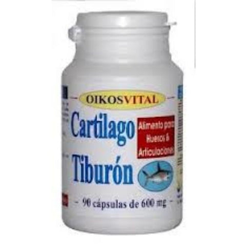 Comprar online CARTILAGO TIBURON-PLUS 600 mg 90 Caps de OIKOS. Imagen 1