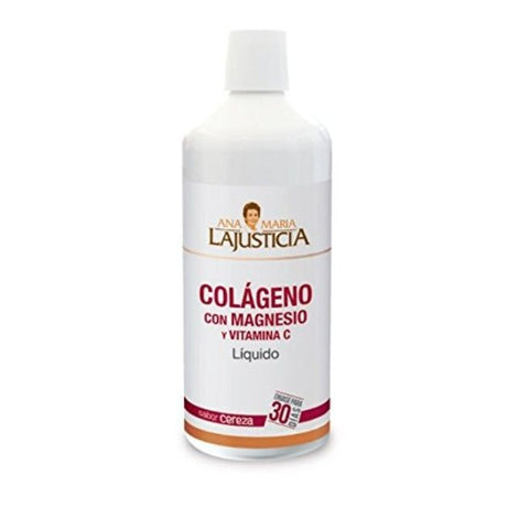 Comprar online COLAGENO CON MAGNESIO + VIT.C (1l) SABOR CEREZA de LAJUSTICIA. Imagen 1