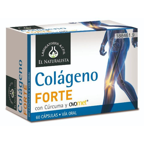Comprar online COLAGENO FORTE CON CURCUMA Y OVOMET 60 CAPSULAS de EL NATURALISTA. Imagen 1