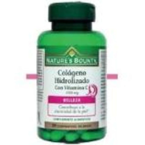 Comprar online COLAGENO HIDROLIZADO 1000mg CON VITAMINA C 90 Comp de NATURE´S  BOUNTY. Imagen 1