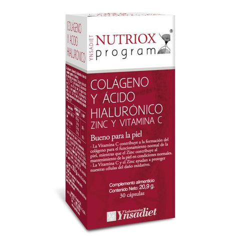 Comprar online COLAGENO+AC.HIALURONICO 30 Caps NUTRIOX de YNSADIET. Imagen 1
