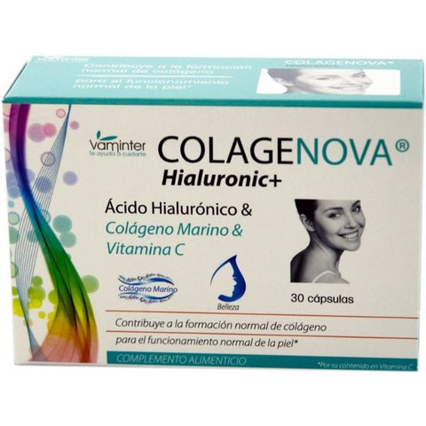 Comprar online COLAGENOVA HIALURONIC+ 30 CAPSULAS de VAMINTER. Imagen 1