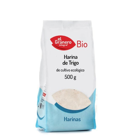 Comprar online HARINA DE TRIGO BIO 500 GRAMOS de EL GRANERO INTEGRAL. Imagen 1