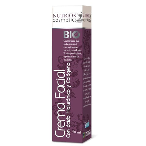 Comprar online CREMA FACIAL BIO AC HIALURON Y COLAGE 50 ml NUTRIO de YNSADIET. Imagen 1