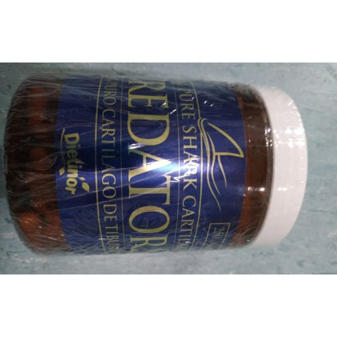 Comprar online PREDATORS 100 % CARTILAGO DE TIBURON 750 mg 250 Ca de DIETINOR. Imagen 1