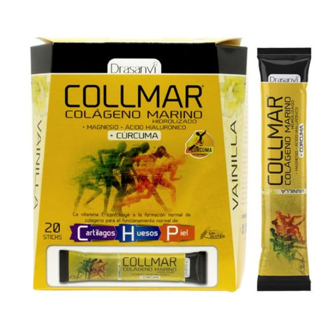 Comprar online STICK COLLMAR MAGNESIO CURCUMA VAINILLA 20X11 gr de DRASANVI. Imagen 1