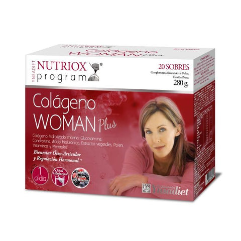 Comprar online WOMAN PLUS COLAGENO 20 Sobres NUTRIOX de YNSADIET. Imagen 1