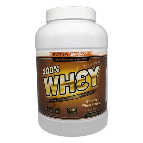 Comprar online 100% WHEY PLATANO/ YOGURT 2,2 kgrs. de SOTYA BESLAN. Imagen 1