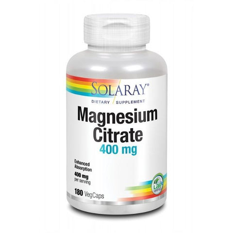 Comprar online BIG MAGNESIUM CITRATE 180 Vcaps de SOLARAY. Imagen 1
