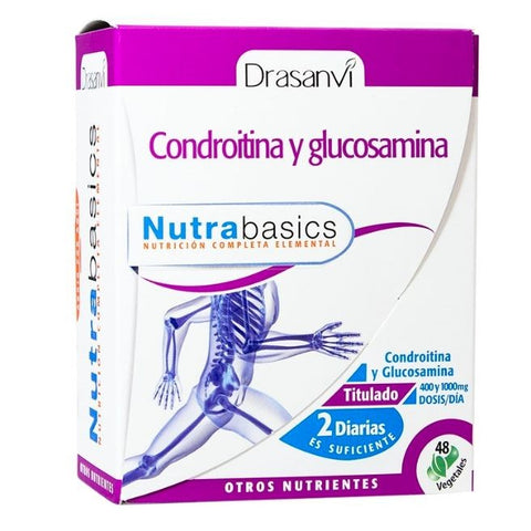 Comprar online CONDROITINA+GLUCOSAMINA 48 Caps NUTRABASICOS de DRASANVI. Imagen 1