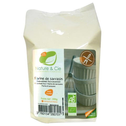 Comprar online HARINA DE TRIGO SARRACENO S/G BIO 500 GR de NATURE&CIE. Imagen 1