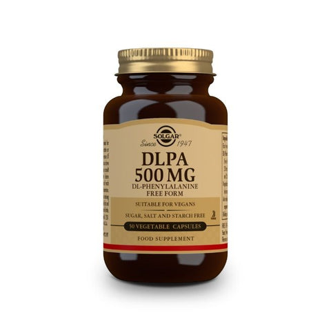 Comprar online DLPA 500 mg 50 Vcaps de SOLGAR. Imagen 1