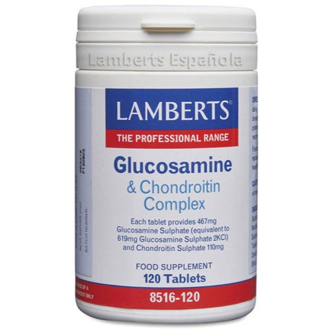 Comprar online GLUCOSAMI & CONDROITINA COMPLEX 120 Tabs de LAMBERTS. Imagen 1
