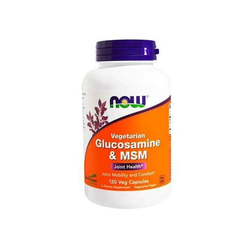 Comprar online GLUCOSAMINA & MSM VEGETARIANA 90 Caps. de NOW. Imagen 1