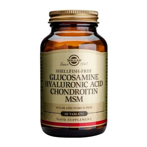 Comprar online GLUCOSAMINA AC HIALUR CONDROIT MSM 60 Comp de SOLGAR. Imagen 1