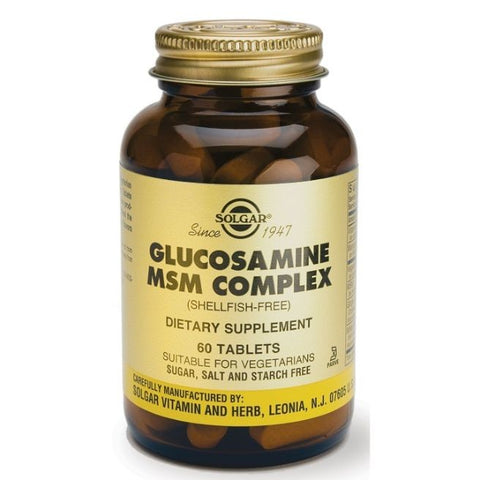 Comprar online GLUCOSAMINA MSM COMPLEX 60 Comp de SOLGAR. Imagen 1